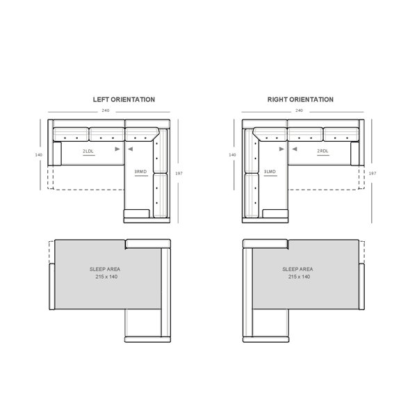 Hykkon Sophia Reversible Sleeper Corner Sofa Bed & Reviews Wayfair.co.uk